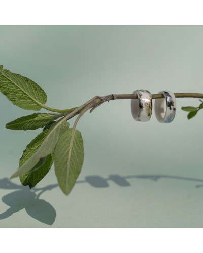Spalvotas porceliano žiedas — porcelianas su auksu ir platina | sentiments.boutique