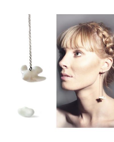 Skulptūriški asimetriški auskarai | sentiments.boutique